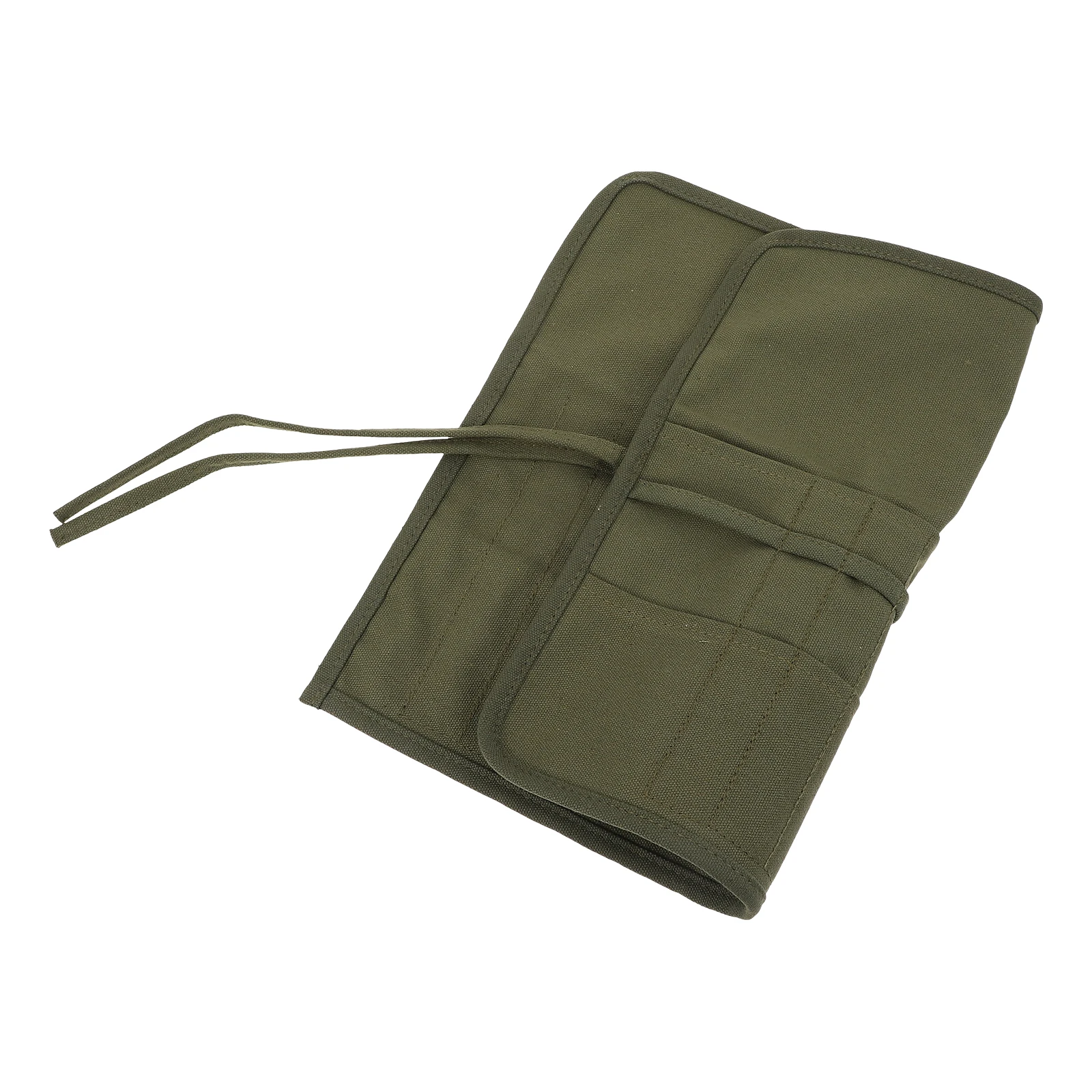 

Canvas Paint Brush Bag Pencil Roll Pen ganizer Stationery Holder Small Storage Artist Drawing Tool Case Oil Painting Brush Pouch