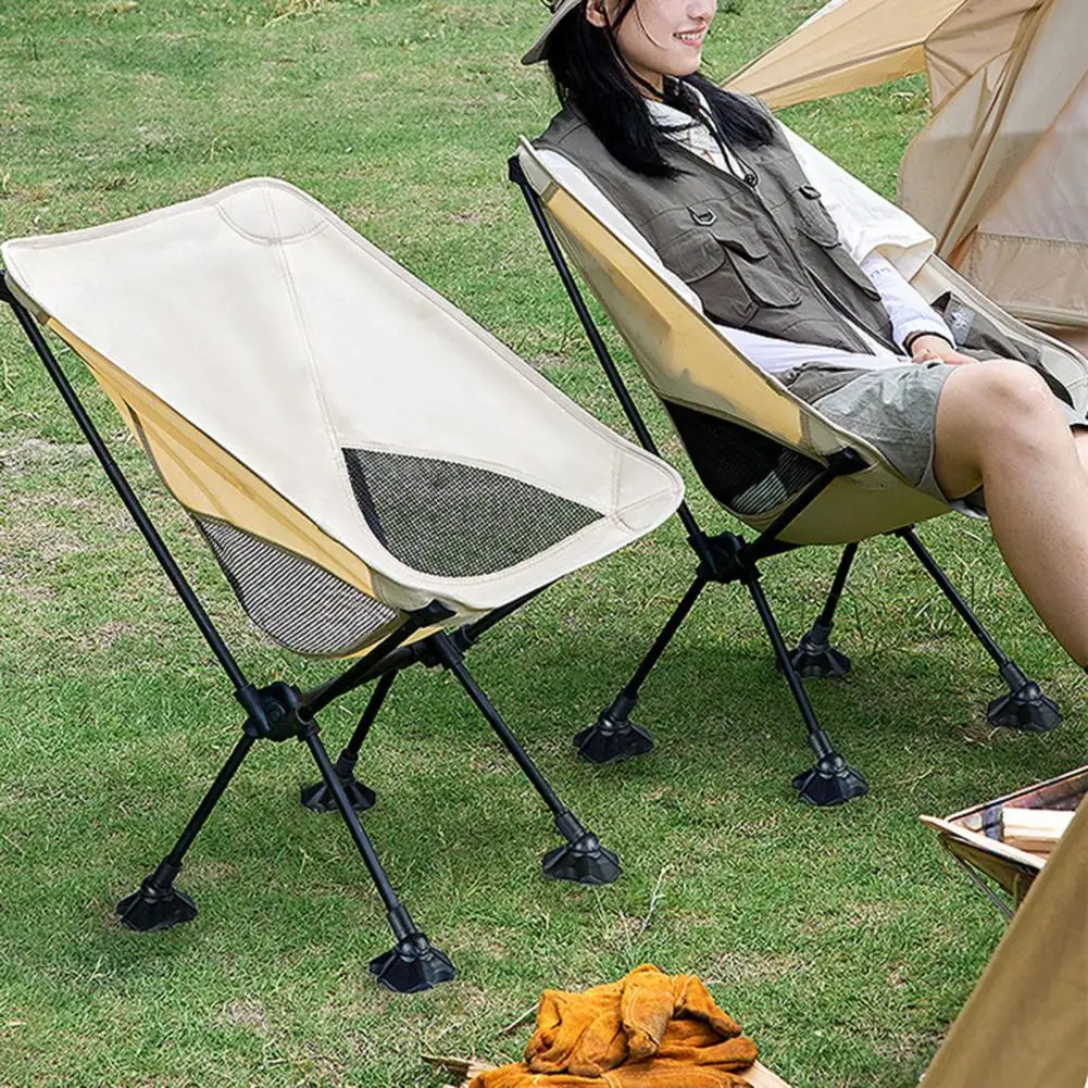 4Pcs Chair Leg Protective Covers Non-slip Wear-resistant POM Plastic Chair Leg Protector for Floor Lawn Camping Folding Chair Fo image 3