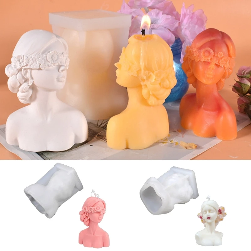 Female Body Resin Mold Making Mold Portrait Silicone Mold for Home Decor