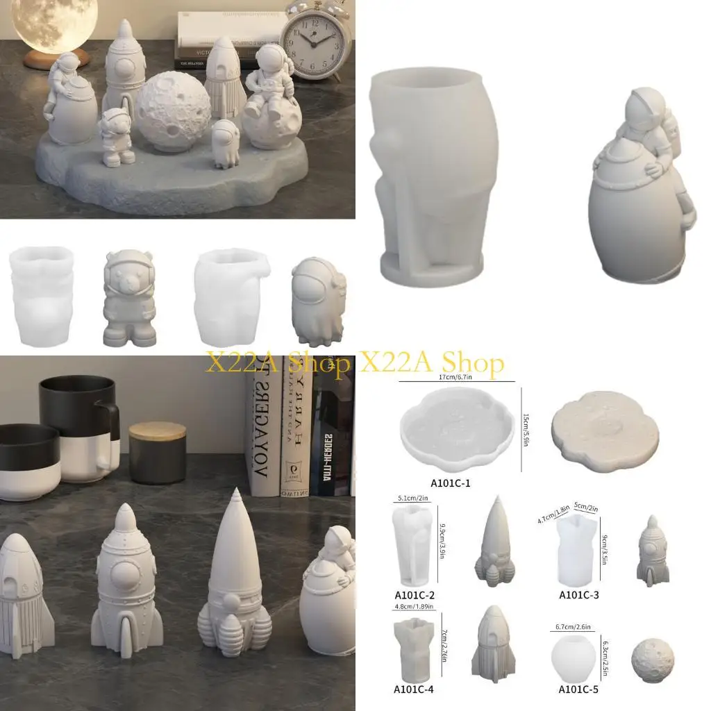 

Уникальная силиконовая плесень для лунного пространства фигура легко в использовании силиконовой формы для изготовления ремесел.