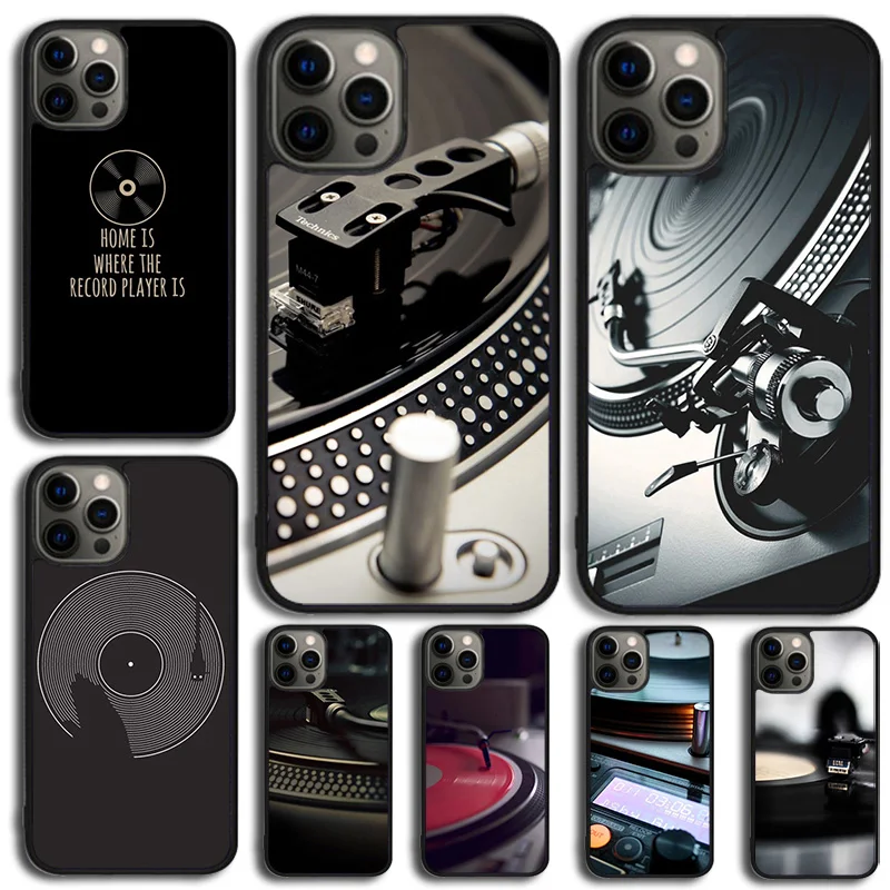 Vinyl DJ Record Art Phone Case For Samsung Galaxy S10 S22 S23 S24 Note 10 20 Lite S20 Plus S21 Ultra Back Cover