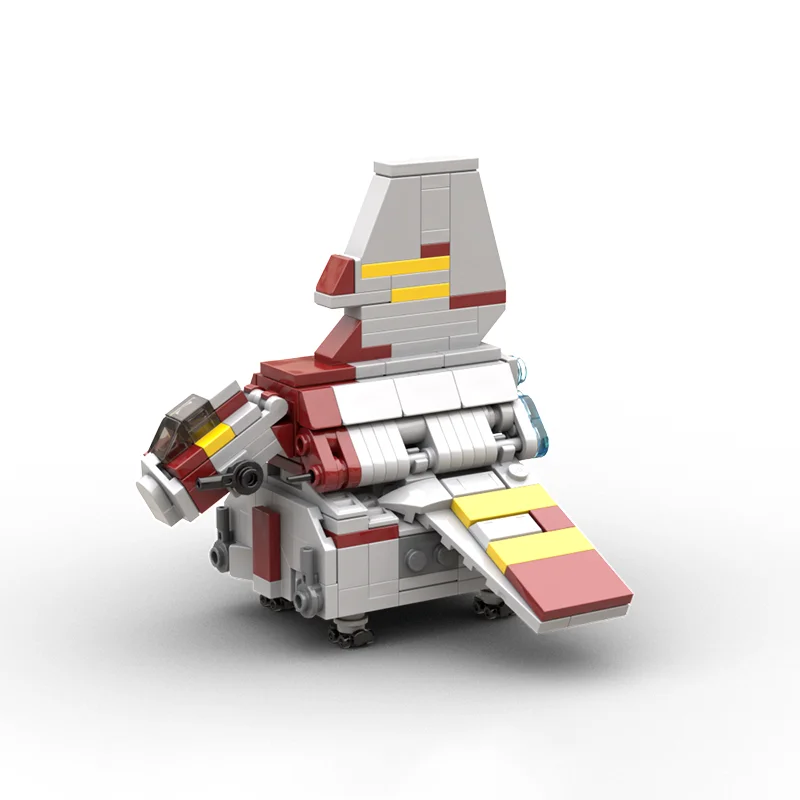 ตัวต่อ MOC Nu Rho Shuttle Star Battle จำนวน 285 ชิ้น ของเล่นตัวต่อประกอบเอง ของขวัญคริสต์มาส DIY เสริมสร้างการเรียนรู้และความคิดสร้างสรรค์