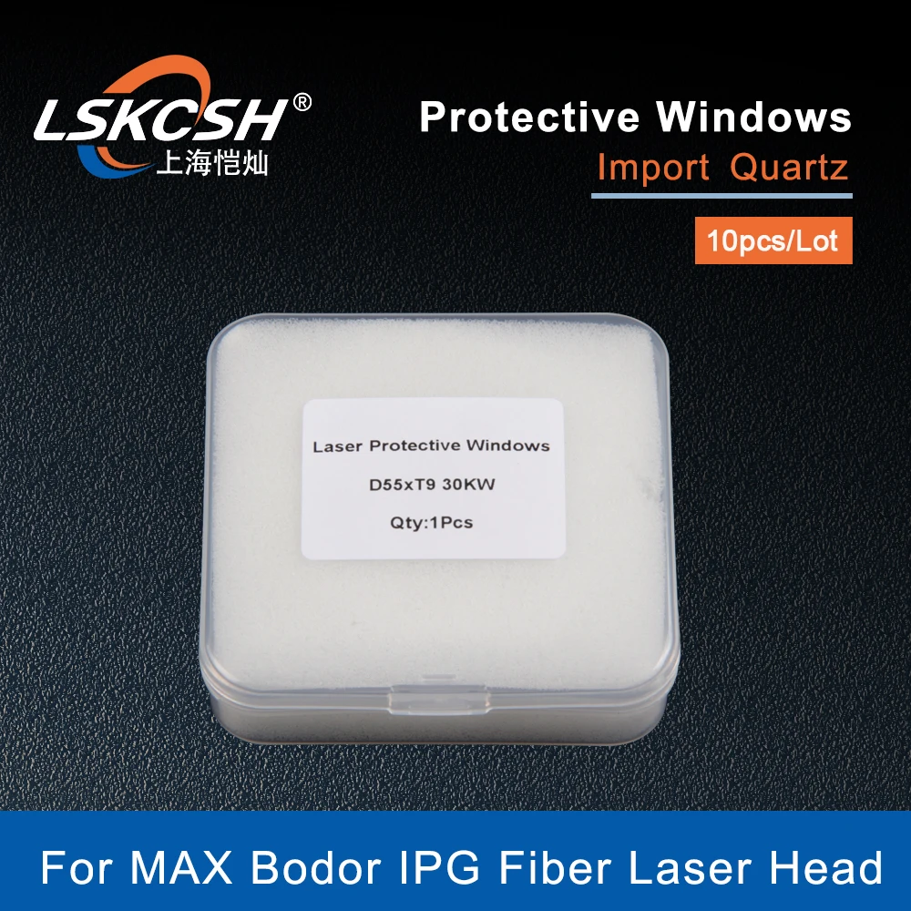 LSKCSH 10pcs/lot High Quality Bodor MAX IPG Laser Lens Protective Windows 55*9 30*2 37*5 For MAX Bodor IPG Fiber Laser Head