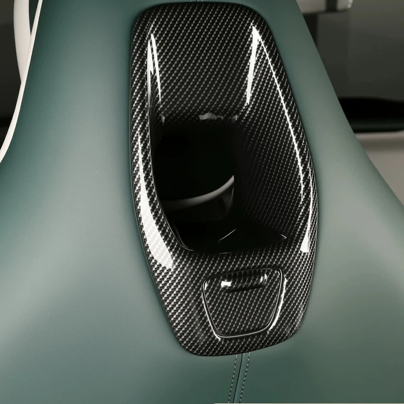 For Xiaomi YU7 Seat Headrest Trim Frame Sports Seat Rear Carbon Fiber Protection Frame