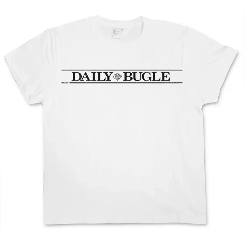 DAILY BUGLE LOGO Spider Cartoon Peter Newspaper USA Man Parker Green T shirt