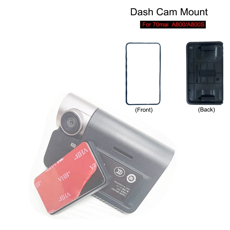 Support Dash Cam pour 70mai, D02 Pro Plus, A500s Pro Plus, A200 Lie2 Dash Cam, A800S, revêtement