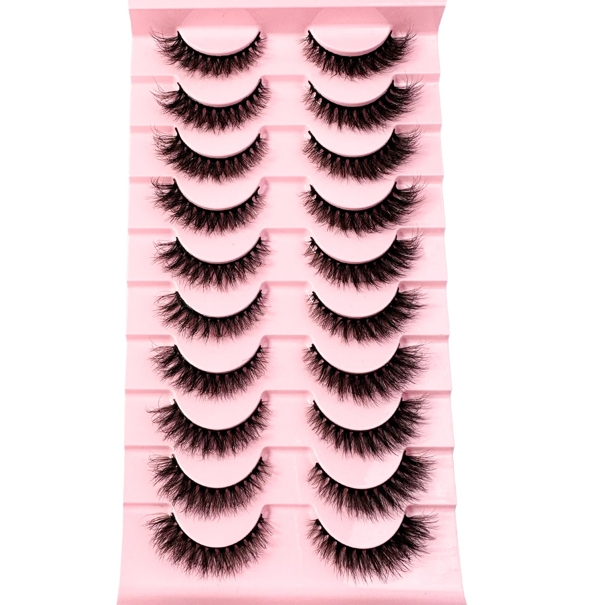 10/7/5/1 ペアナチュラル 3D つけまつげメイクミンクまつげ偽アイまつげフェイク cils メイクアップ美容 maquillaje ツール H13 猫