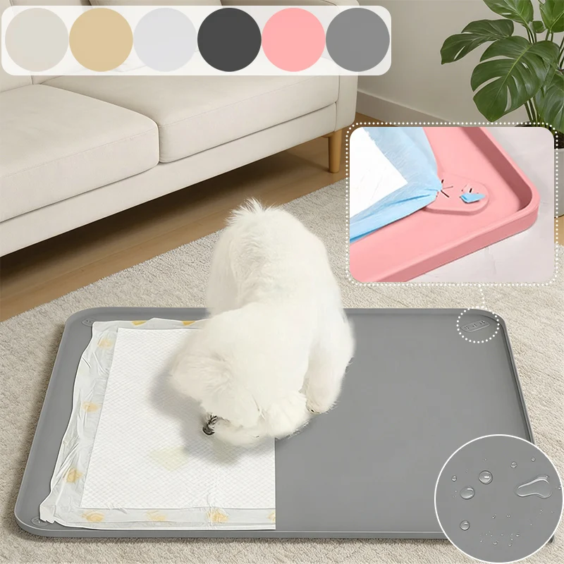 

2026 Spring New Dog and Cat Silicone Urine Mat Reusable Easy To Clean Pet Urine Mat Hight 1.5cm Anti Spill Pet Supplies 동물 오줌 매트