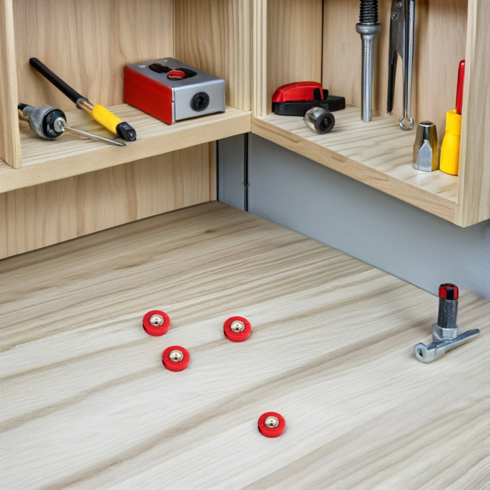 

30pcs Mini Replacement Shuffleboard Rollers Tabletop Curling Pucks Sliding For Indoor Family Gathering Portable Durable Steel