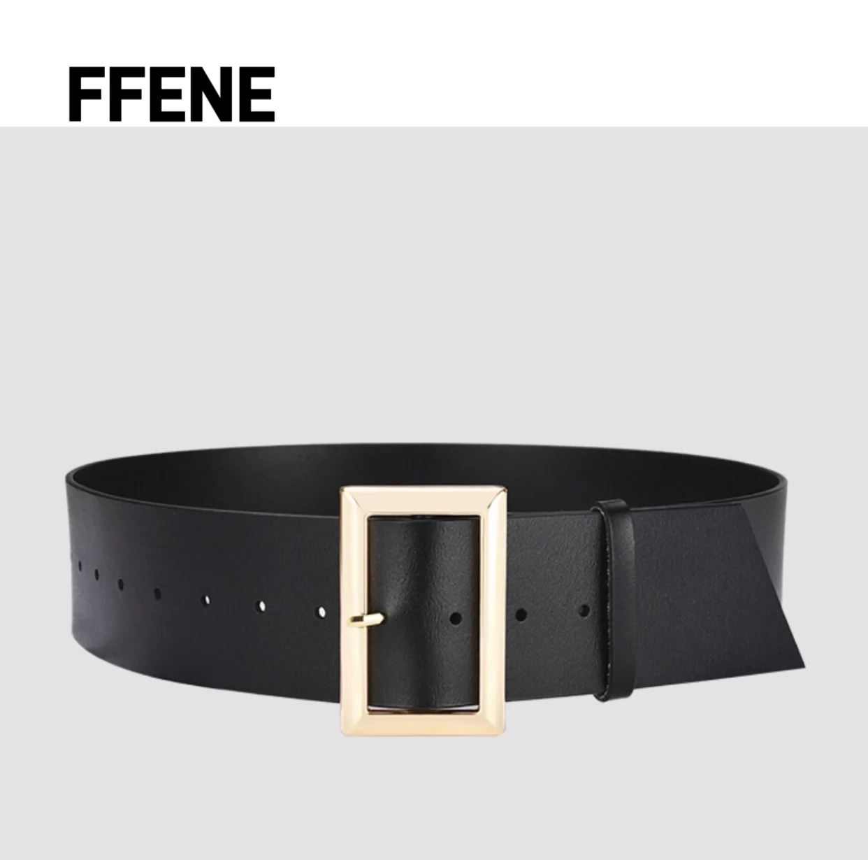 

Luxurious belt for women, suitable for pairing with coats, shapewear wide belts, and high-end versatile belts. Feminine design.