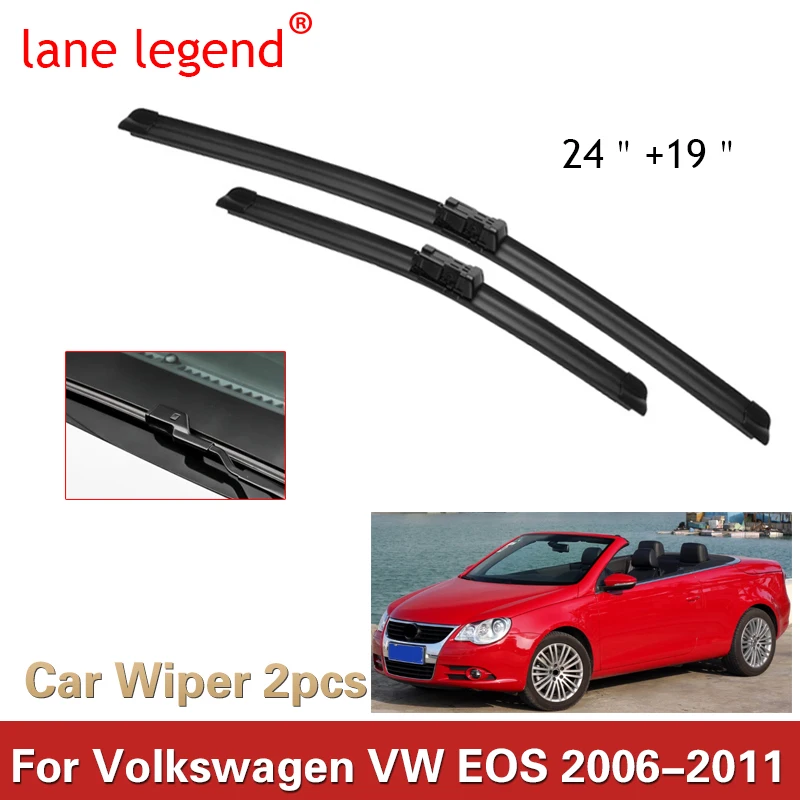 

for Volkswagen VW EOS 2006 2007 2008 2009 2010 2011 Car Wiper Blades FrontWindshield Windscreen Brushes Washer Car Accessories