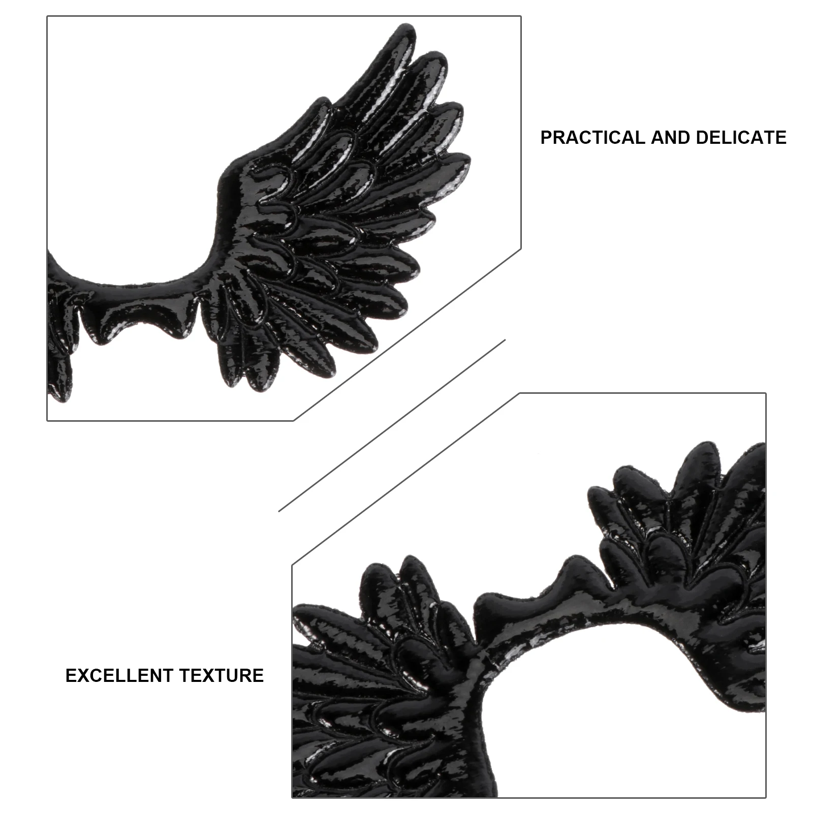 

10pcs Angel Wing Hair Accessories Creative Diy Decorative Supplies For Clothes Phone Cases Shoes Handicrafts Unique Photo Prop
