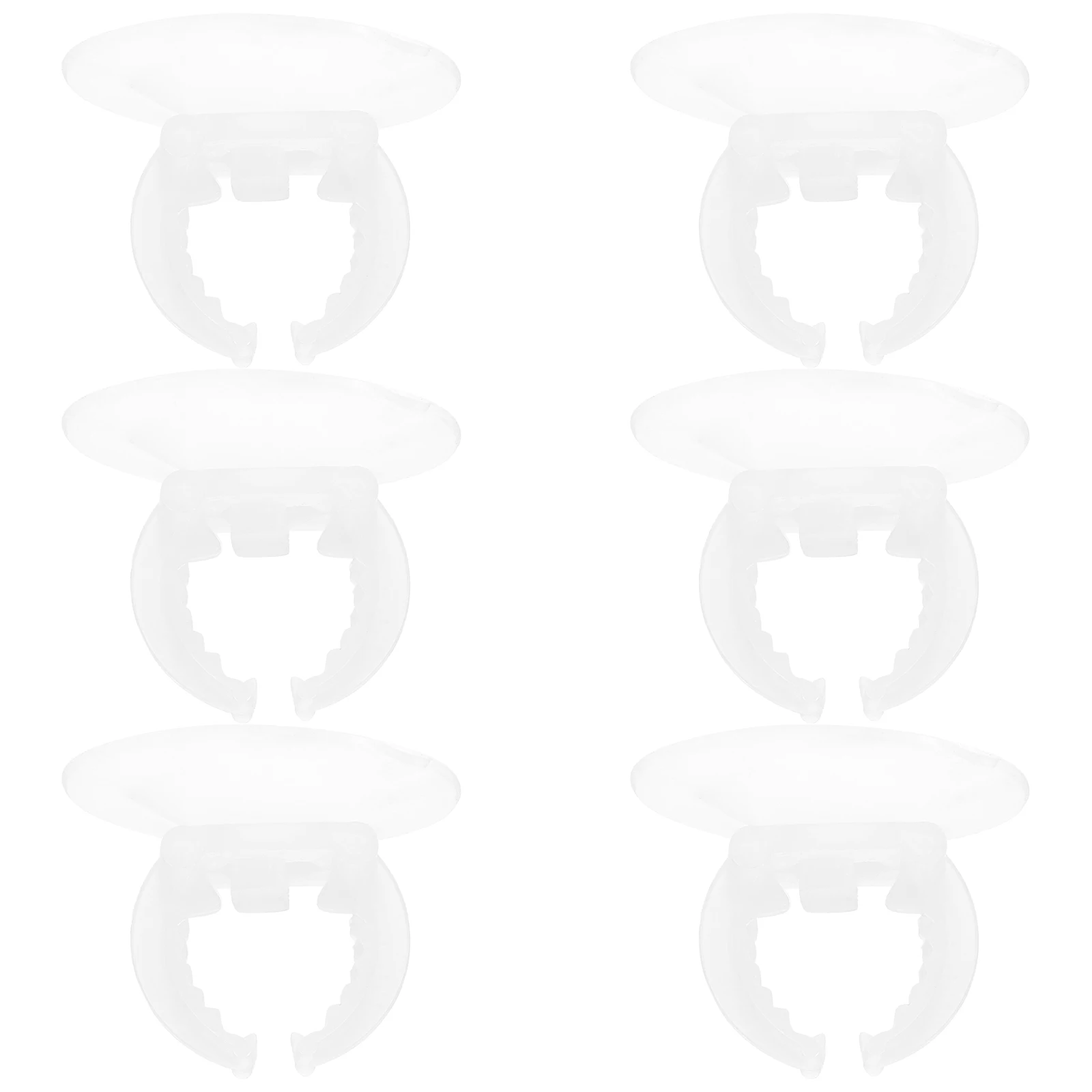 

6 Pcs Light Tube Fixing Suction Cup Aquarium Holder Bracket Lamp Cups Suckers Fish Tank Stand for Aquatic Plants Growth Silicone