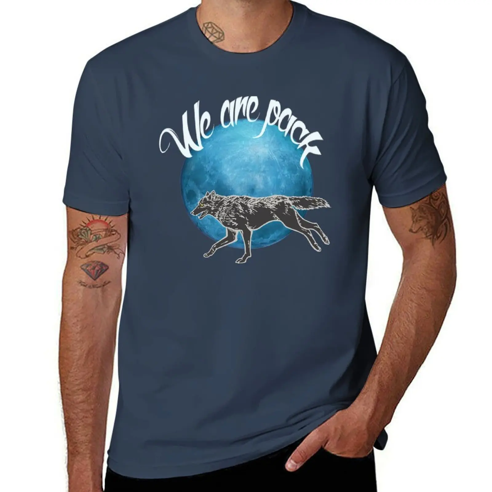 Nighteyes wolf - we are pack T-Shirt Graphic Print Short Sleeve T-Shirt