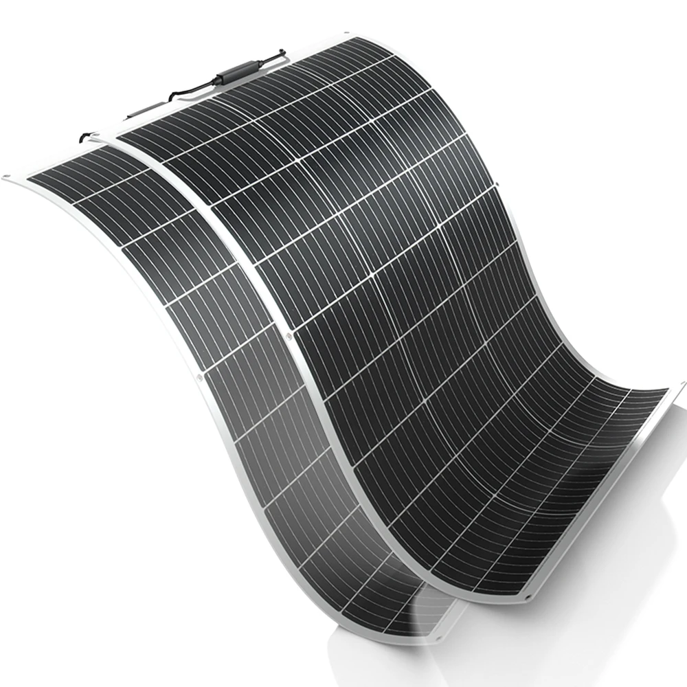 

BOGUANG 200W Solar Panel Module 2pcs 100W Solar Panels PV Solarpanel Kit 12V 24V Battery Charger for Off-Grid Power Systems