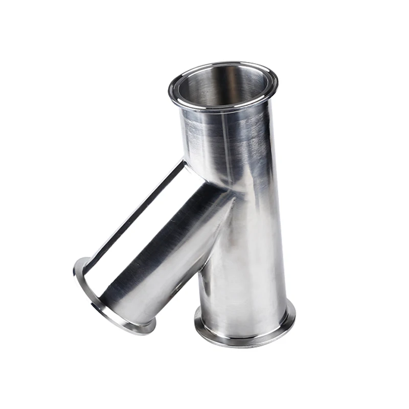 Imagem -02 - Tubo em Forma de y Oblíquo Inoxidável 304 od 1.5 Tri Clamp Way Sus 304 Stainless Sanitary Fitting Spliter Homebrew Beer Wine 19 Mm76 mm