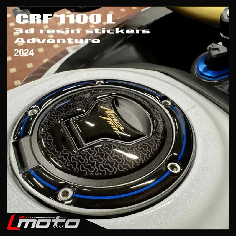 

For Africa Twin 1100 L Adventure Sports 2024 Accessories Sticker 3D Epoxy Resin Sticker Kit