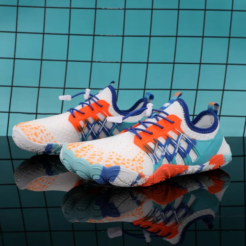 HKDQ Scarpe da acqua per coppie Scarpe da acqua a piedi nudi per immersioni in spiaggia Festa in piscina Scarpe da ginnastica multifunzione estive traspiranti antiscivolo rosa