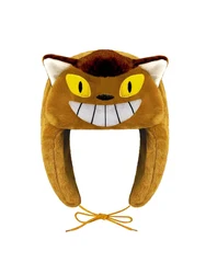 Hot Cartoon Animation Bus Totoro Design Hot Ushanka Hat Winter Women's Cap Trapper Embroidery Knit Cap Autumn and Winter Woolen