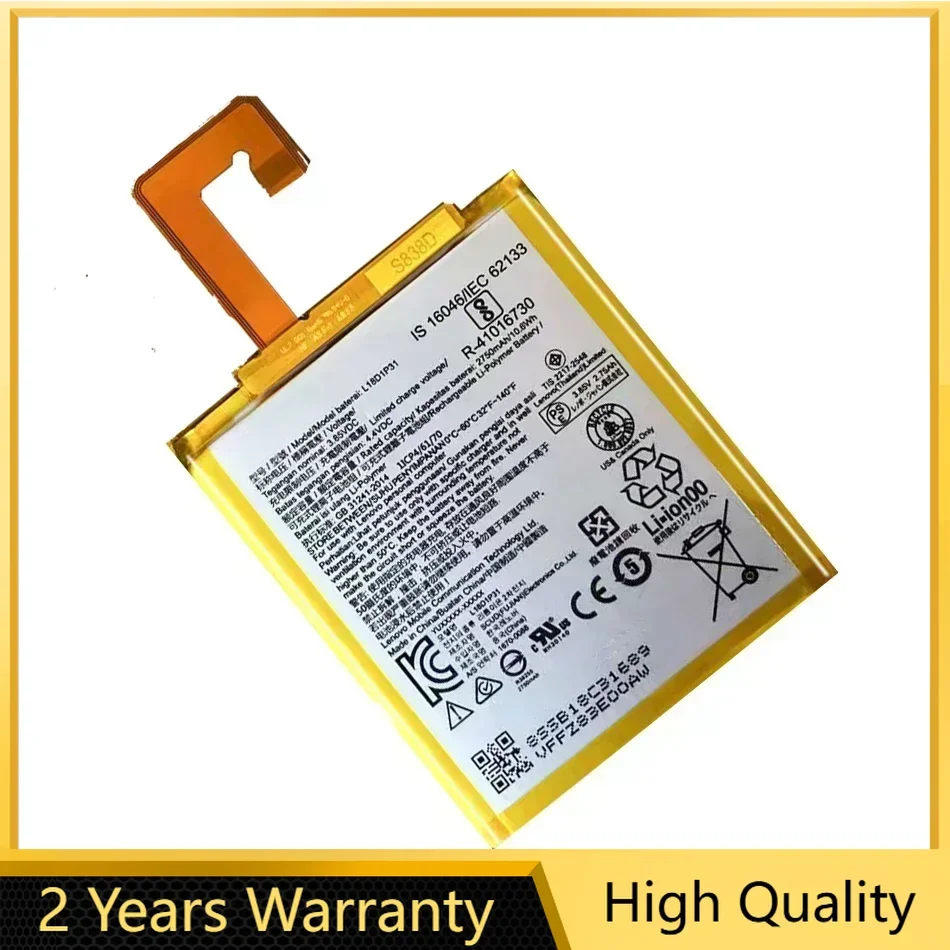 Battery For LENOVO L18D1P31 2750mAh