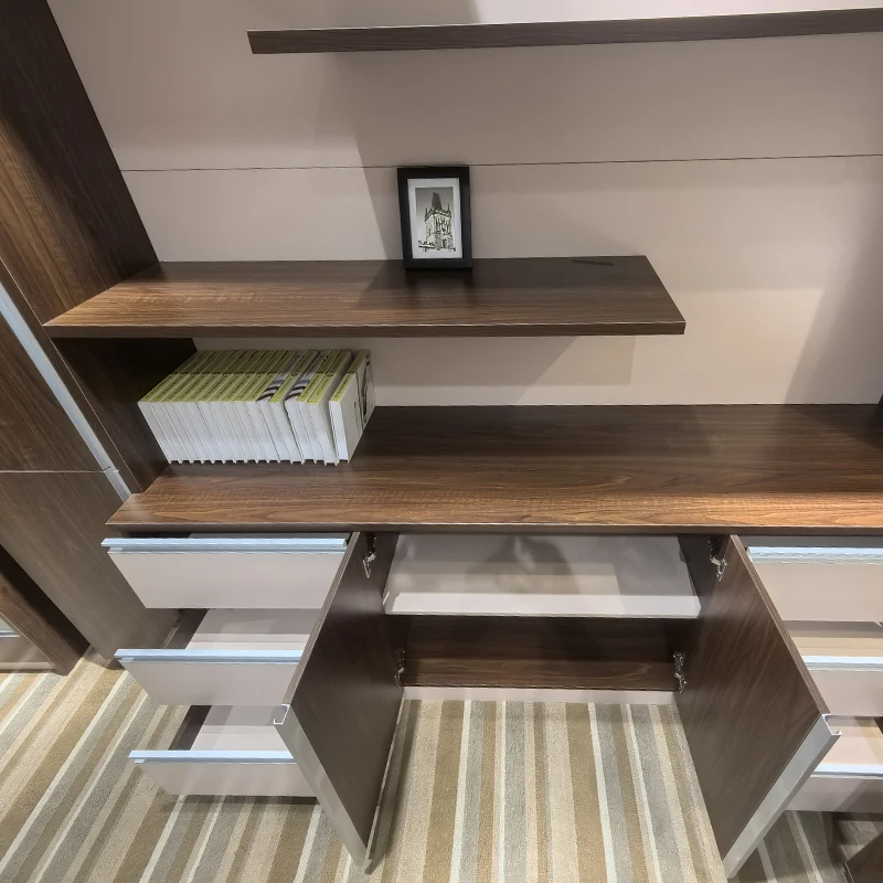 Custom Office Furniture Modern File Cabinet Office Wood Bookshelf Bookcase