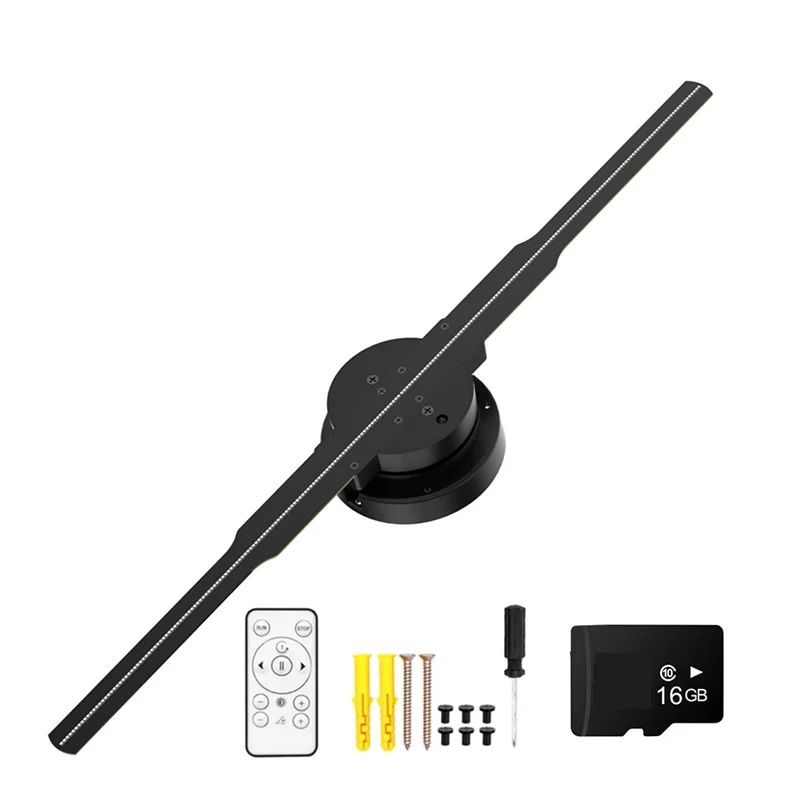 ABLL-3D HD голографический проектор 244LED голографический плеер вентилятор для изображения видеомагазин бар вечерние рекламный дисплей