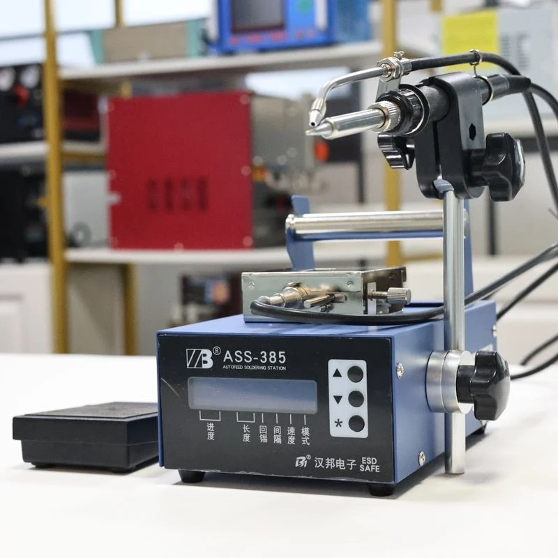 Automatic Tin Soldering Iron Soldering Machine Carrier Solder Iron Automatic Tin Feeding Machine ASS-385A/B/C Treadle