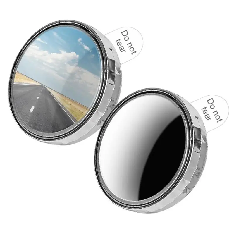 Round Convex Mirror Car Suction Cup Convex Mirror For Car Side Mirror 360 Wide Angle Auto Side Rear View Convex Mirror Auto