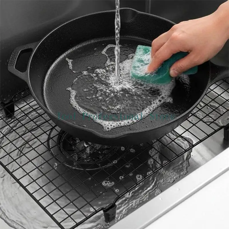 57QF Kitchen Sink Rack Wire Protective Feet Nonslip Bumper Protector For Enhances Stability And Long Terms Durability