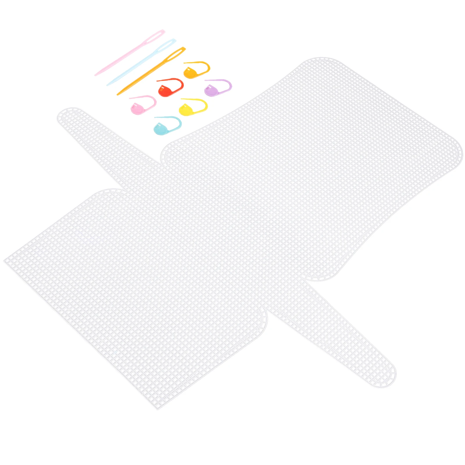 

Plastic Mesh Sheet White Color DIY Handbag Accessories Crossbody Bag Making Purse Supplies Embroidery Kits Sewing