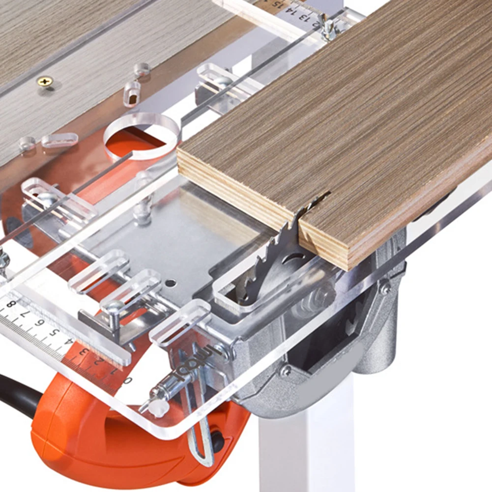 Acrylic Guide Plate Acrylic Cutting Plate Highly Transparent Board Long Service Life For 5-6 Inch Electric Saw