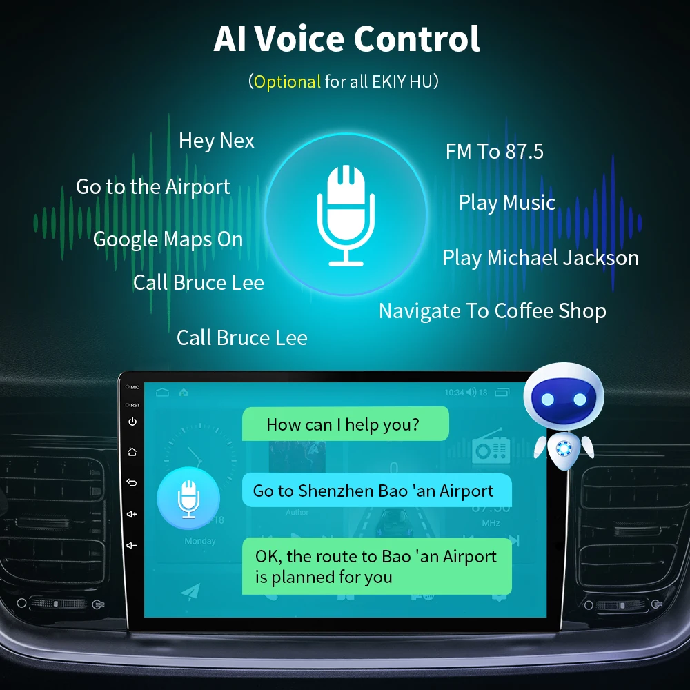 EKIY-Car Radio Multimedia Video Player, Navegação GPS, Áudio DSP Stereo, 2 Din, Sem DVD, Volkswagen Multivan T5 2003-2015, EK5