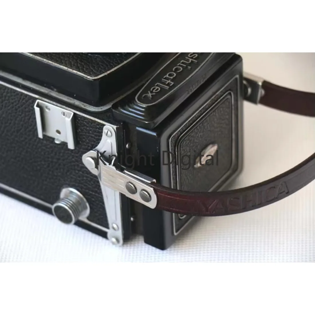 حزام كاميرا مصنوع يدويًا من الجلد الطبيعي حزام كتف لـ Yashica-B/C/-12/LM/-44/EM/ flex/635/MAT Double Reflex