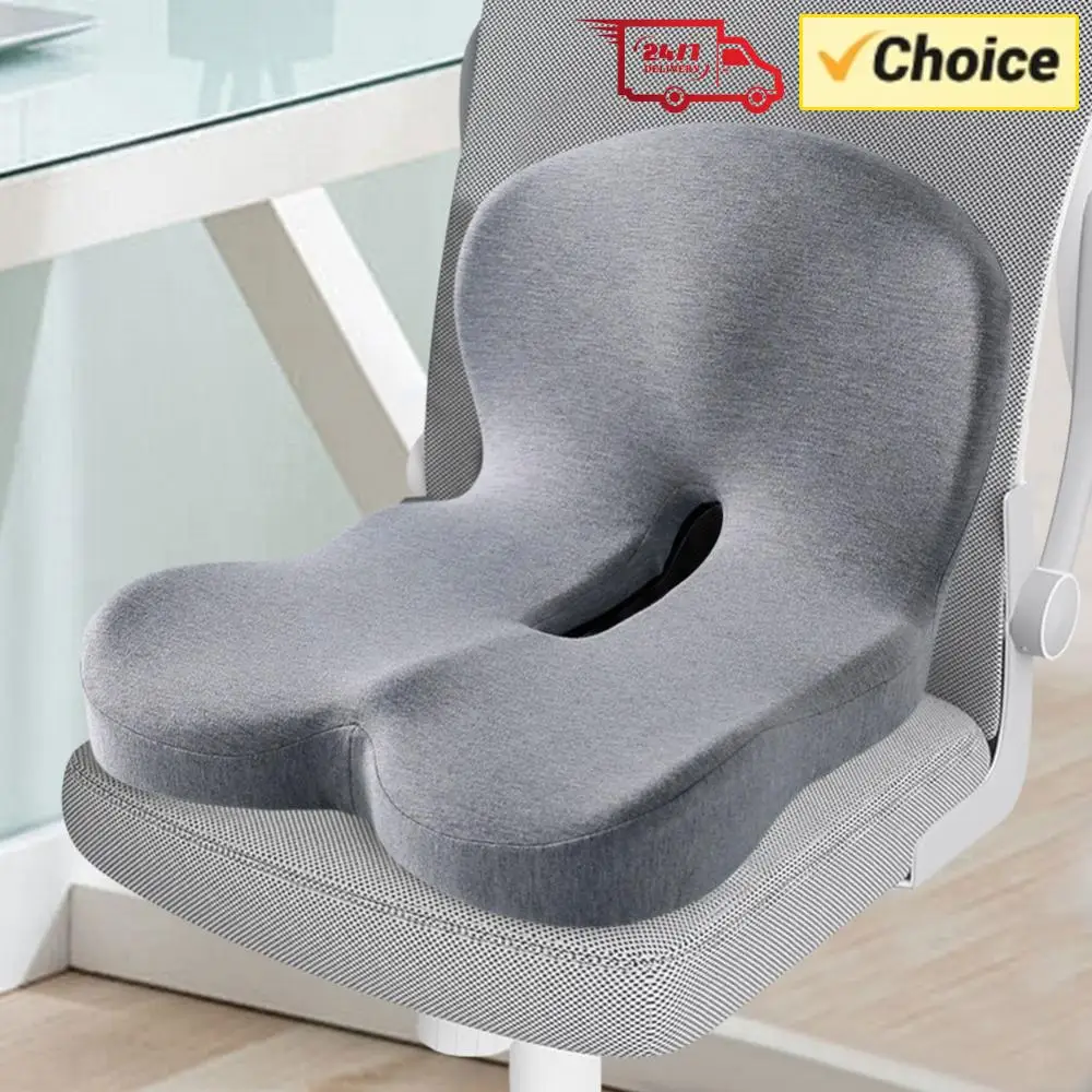 

L-образная встроенная подушка для автомобильного сиденья из пены с эффектом памяти и поясничной поддержкой, подушка для сидения для автомобиля, грузовика, игрового стула