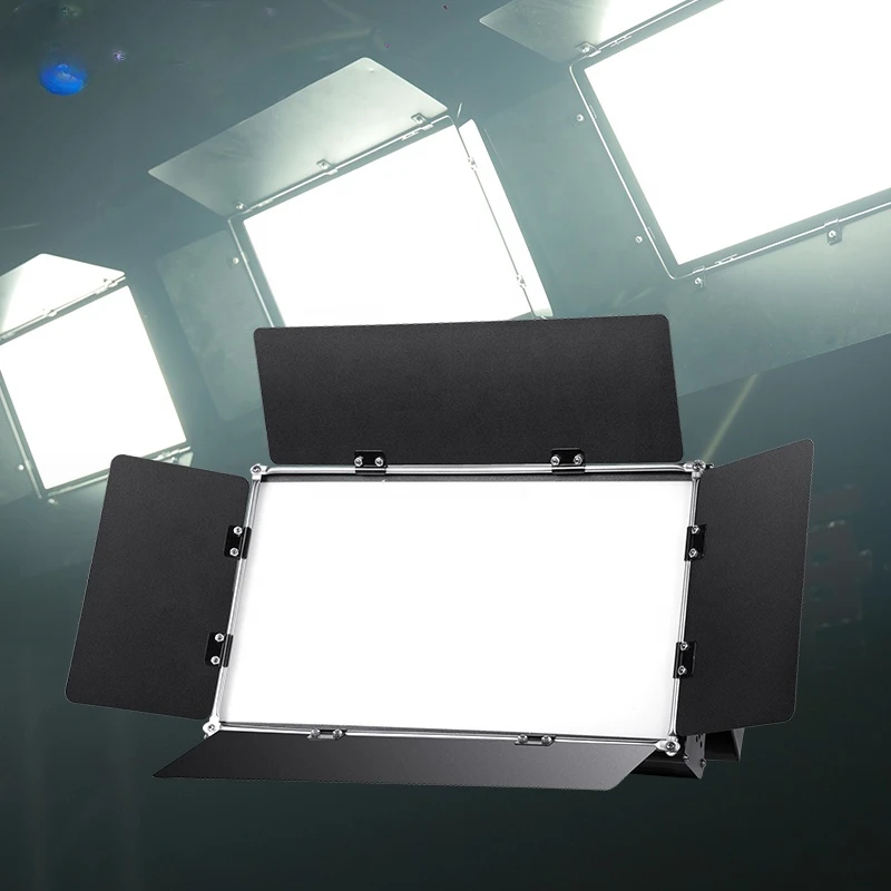 Panel lampu Led Studio redup, lampu iklan fotografi Panel lembut Video Film pencahayaan Studio 120w Dmx