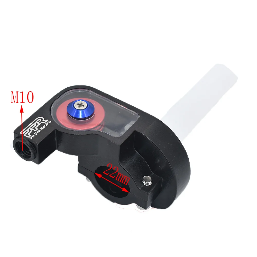 For 24mm Grips Dirt Pit Bike ATV UTV XR50 CRF50 KLX Motorcycle Racing Aluminum Visible Quick Twist Gas Throttle Settle 22mm