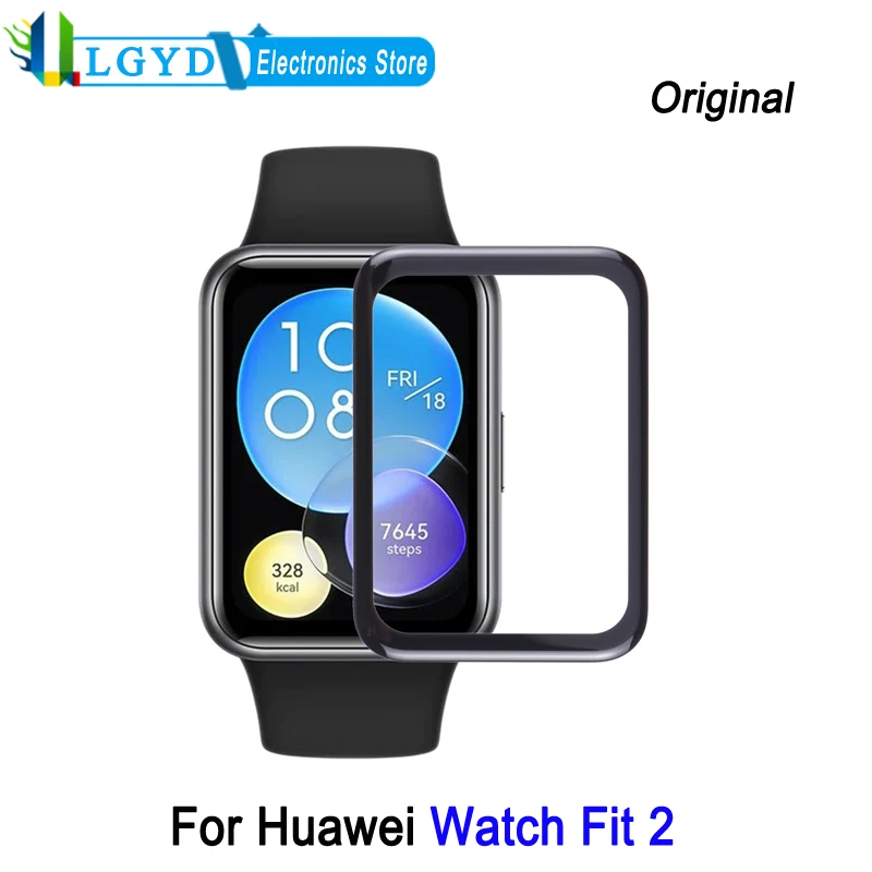 Glass Outer Screen Lens For Huawei Watch Fit 2 Smartwatch Display Protective Glass Cover Accessories