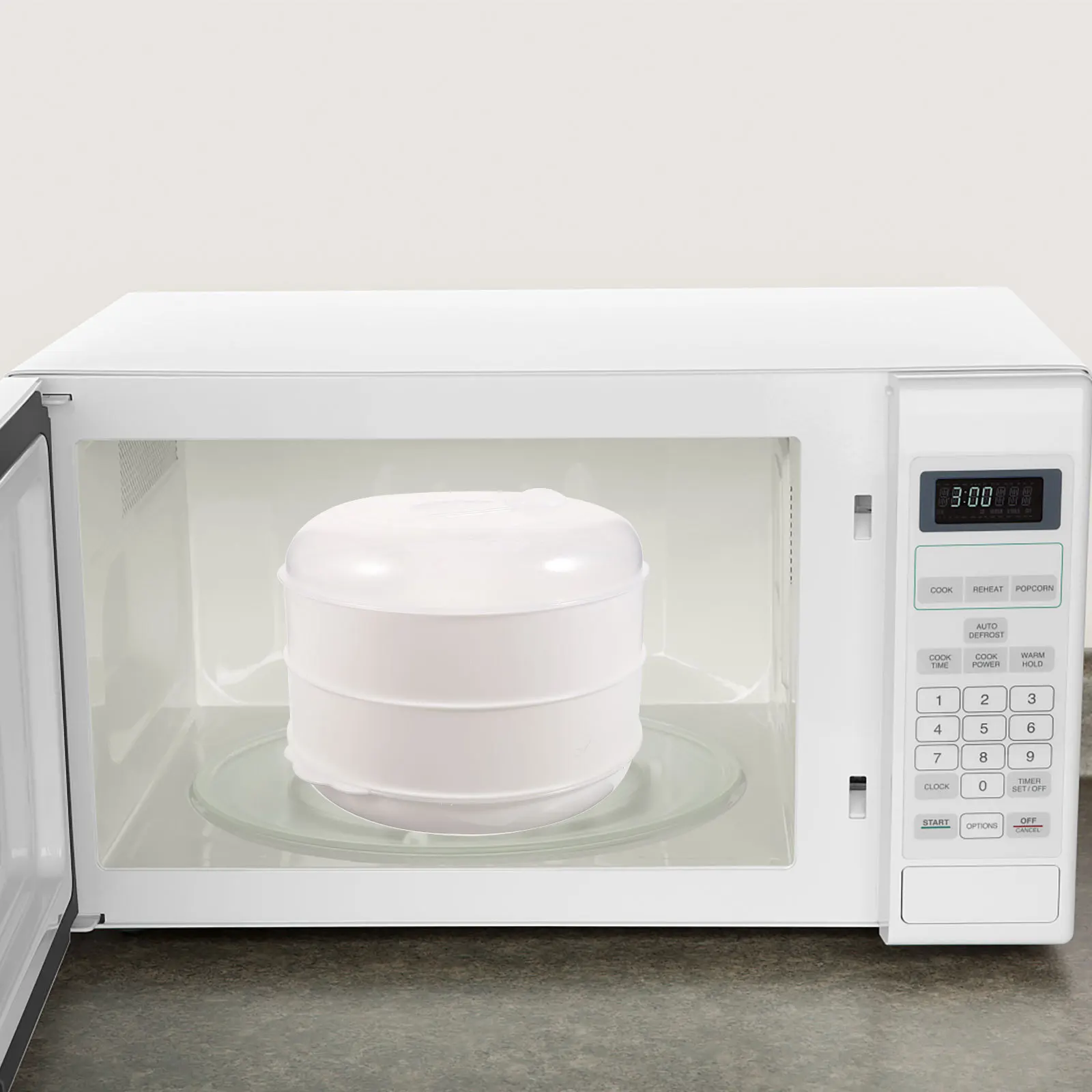 

Steamer For Food Microwave Ramen Pot With Handles Vegetable Steamer Bowl Kitchen Tool For Heating Bread Cake Soup Pasta