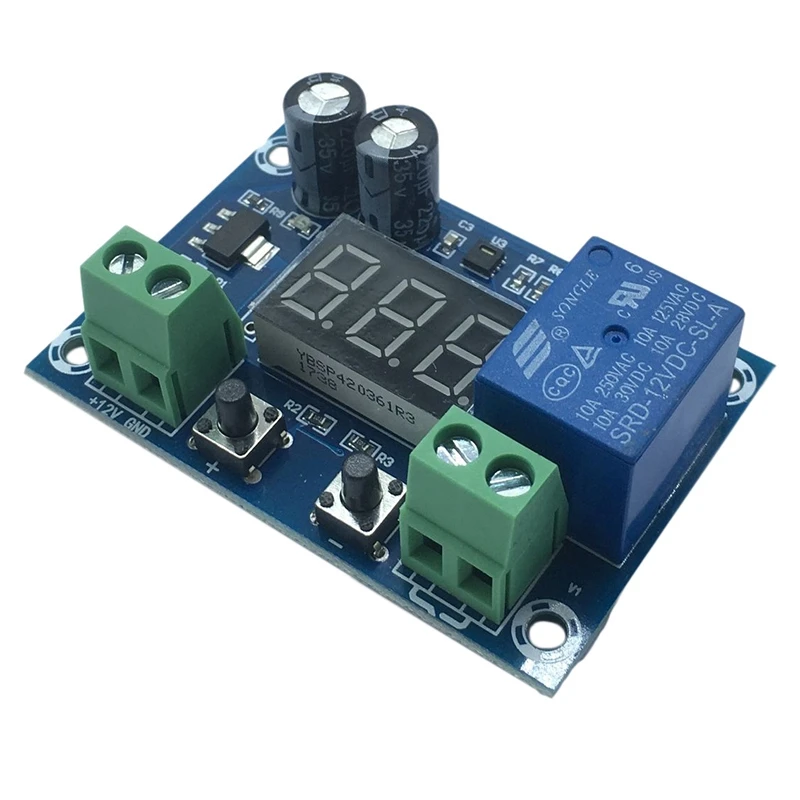 Papan kontrol saklar kelembaban XH-M451, modul kontrol kelembapan DC12V tampilan Digital