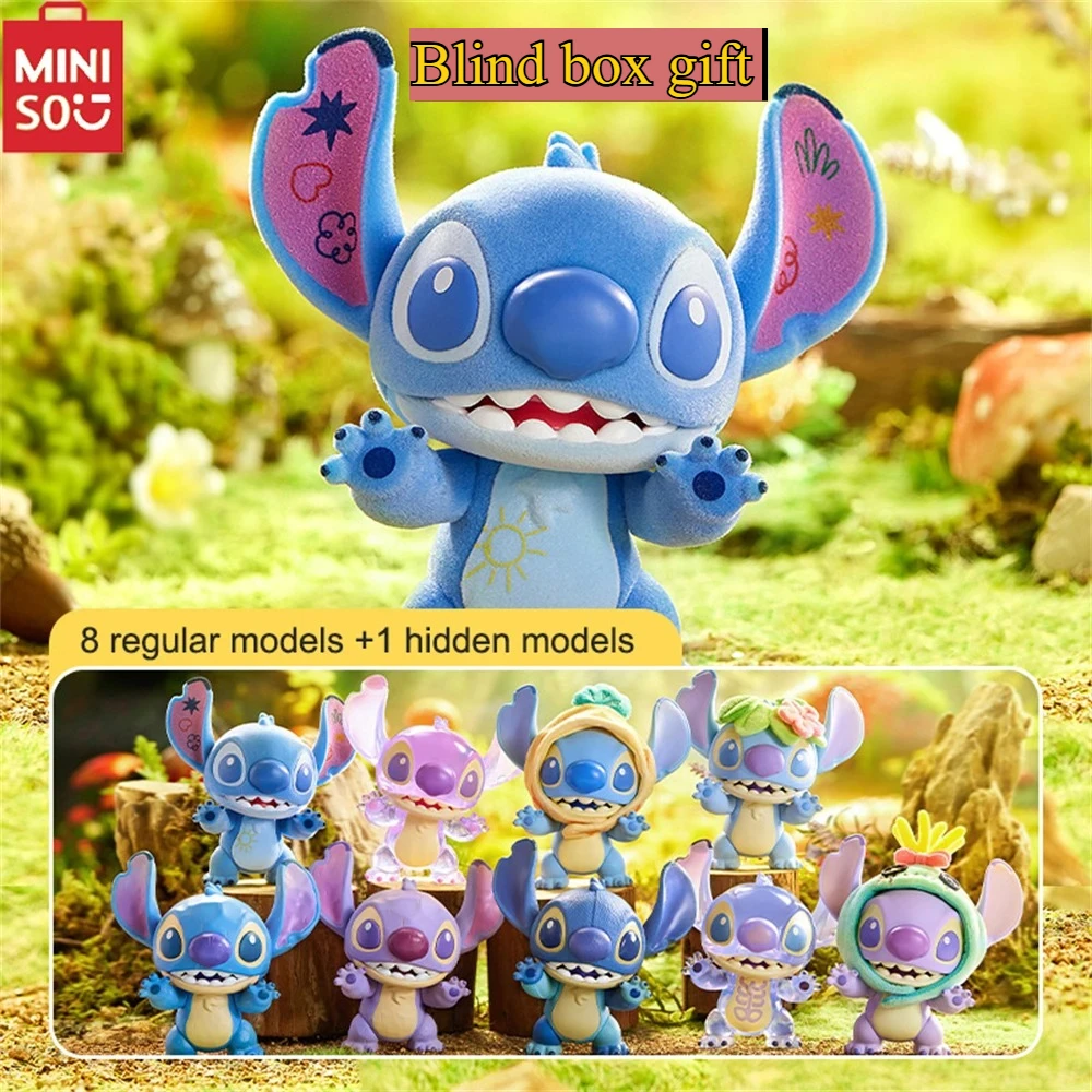 

MINISO Disney Stitch Versatile Cool Collection Blind Box Handcrafted Cartoon Character Surprise Model Random 1PC blind box toys