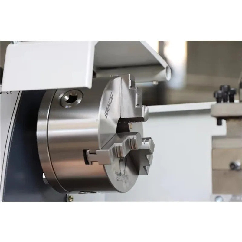 Horizontal Automatic Lathe Machine WM210V Bench Lathe 220V Medium Duty Mini Manual Lathe