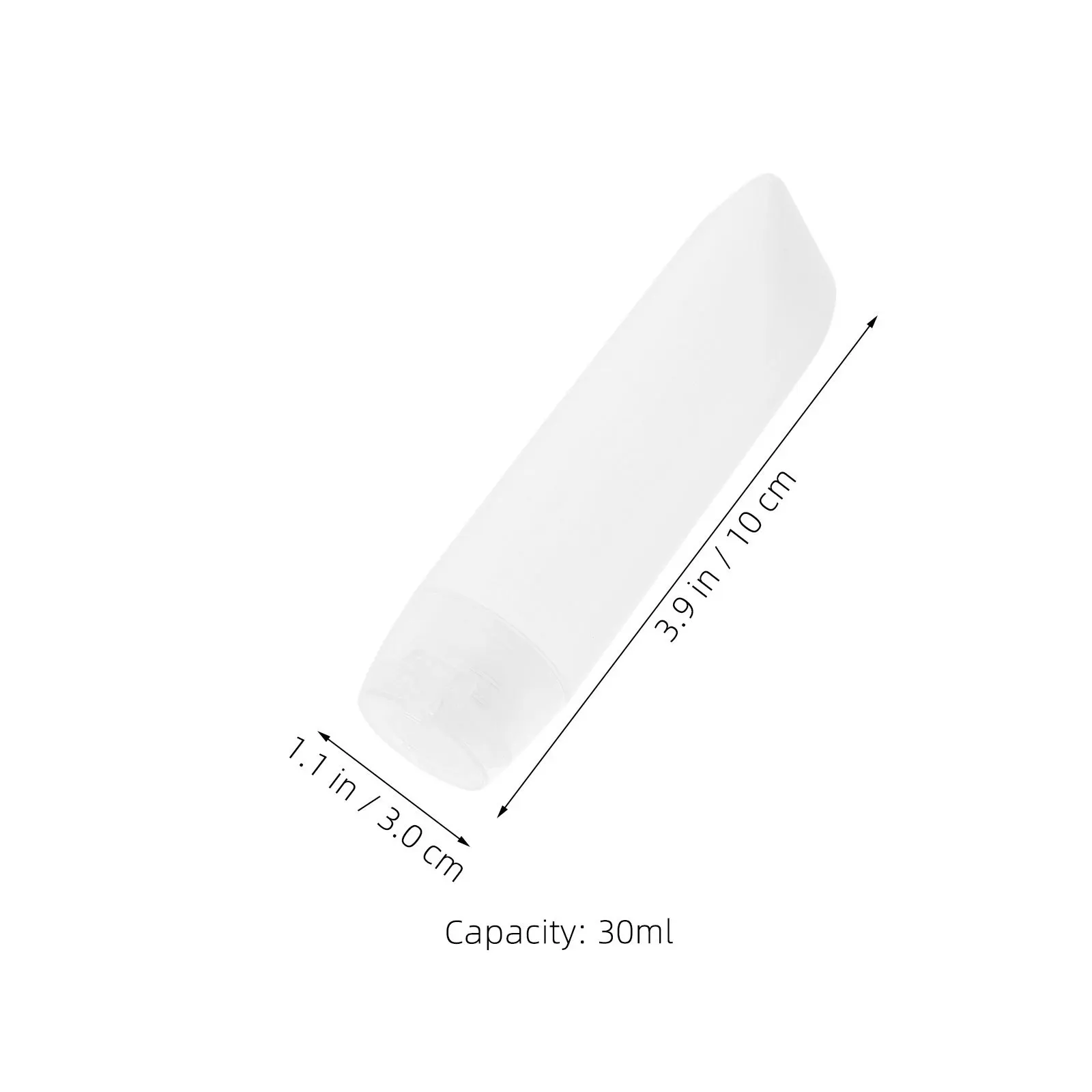 ขวดบีบใสสำหรับใส่ยาสีฟันแบบเติมได้ 10 ชิ้น ขนาด 30 มล. หลอดบีบพกพา น้ำหนักเบา ใช้ซ้ำได้ สำหรับยาสีฟันและสบู่