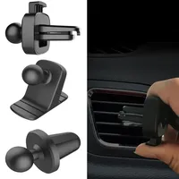 Universal 17mm Ball Head Holder Base Dashboard Mount Anti-skid Fixed Air Vent Stand for Car Phone Holder Bracket Car Accessories