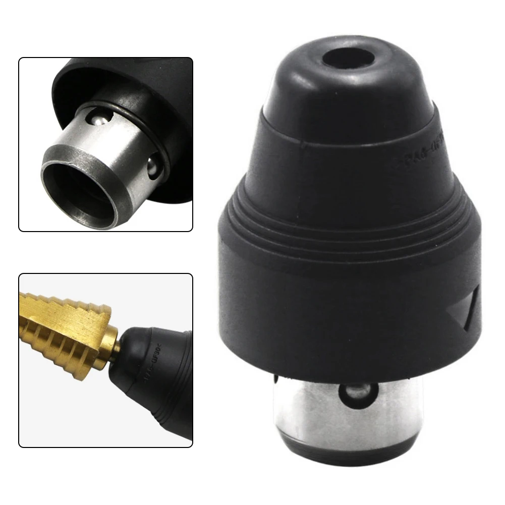 Mandrin à percussion électrique, perceuse sans clé, convertisseur pour perceuse à percussion électrique, pince à changement rapide, accessoires d'outils électriques 1 pièce