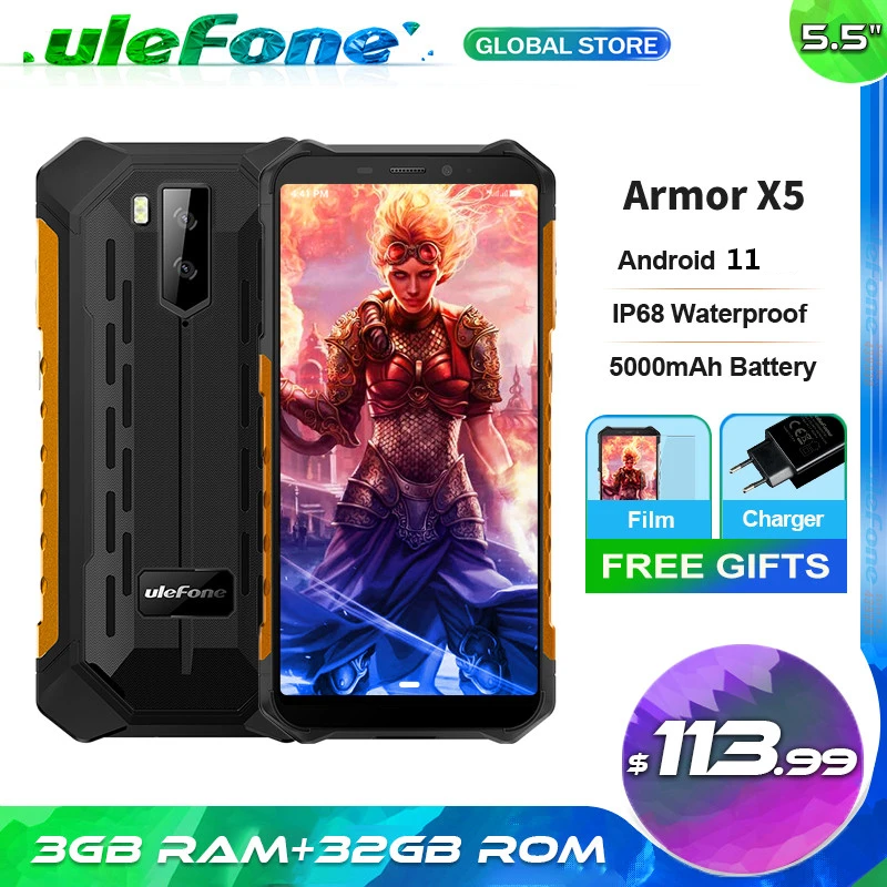 مراجعة وتحليل هاتف Ulefone Armor X5 مع نظام Android X5
