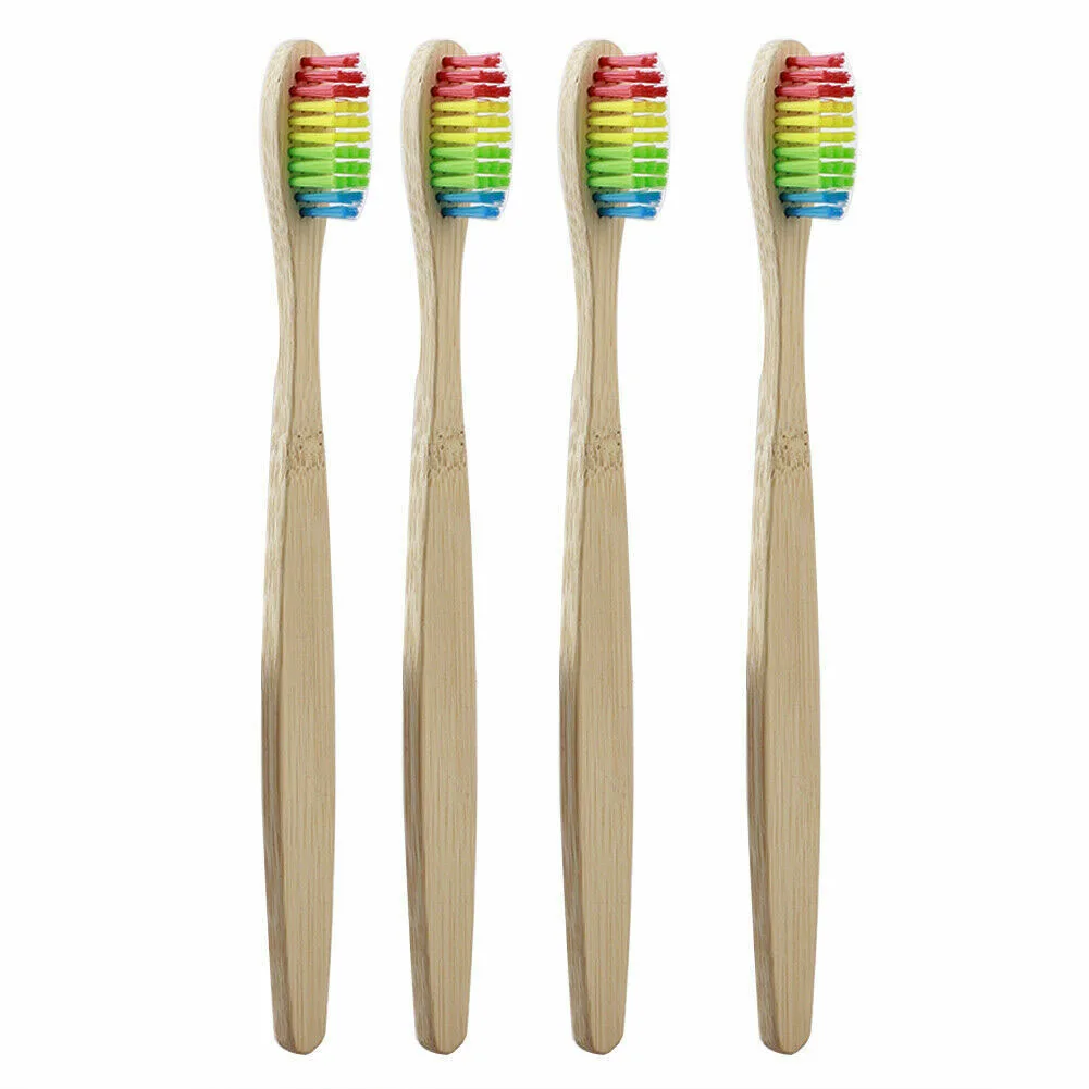 Biodegradable Adult Toothbrush with Handle and Activated Charcoal Bristles Sustainable Material Based Dental Brush