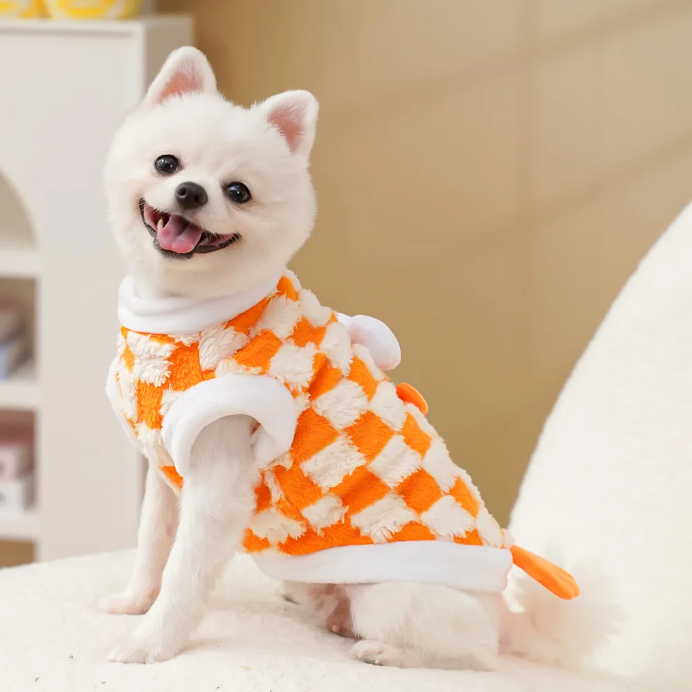 Winter Small Dog Clothes Autumn Windproof Puppy Vest Cute Kitten Dog Coats Warm Pet Clothing For Small Medium Dogs Pet Supplies