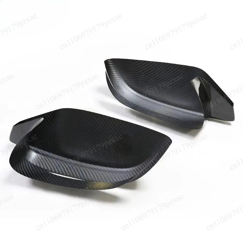Dry Carbon Fiber Stick On Mirror Cover LHD RHD Rearview Mirror Shell Fit G80 G82 G83 G87 M2 M440i M240i I4 M340i