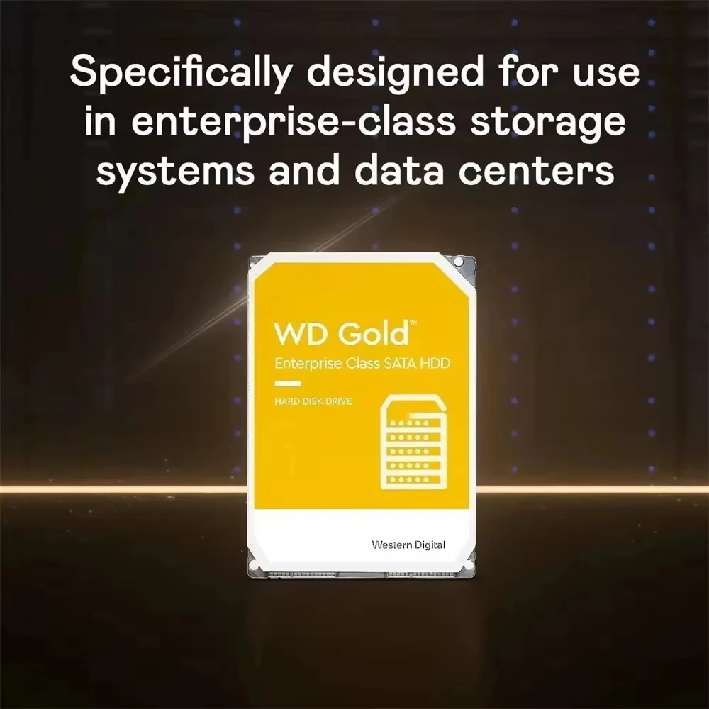 قرص صلب WD Western Digital WD Gold 4TB 6TB 8TB Enterprise Class HDD 500GB 1TB 2TB 3.5 بوصة محرك الأقراص الصلبة الداخلي 7200 RPM hdd 4tb قرص صلب