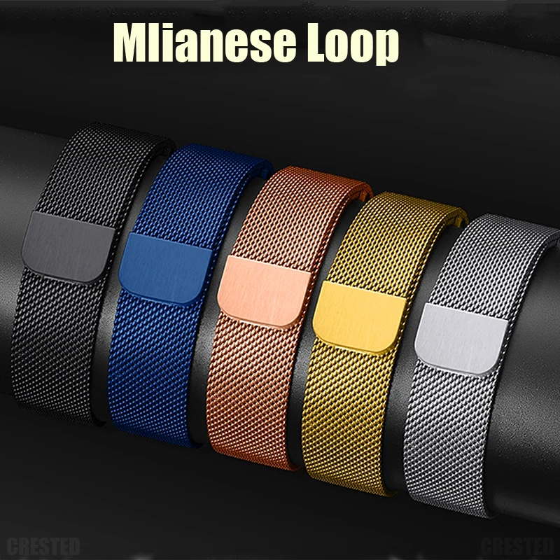 

Milanese Loop band For Redmi Watch 4 strap accessories 2024 New Metal Belt Magnetic Correa Bracelet For Xiaomi miband 8 Pro Band